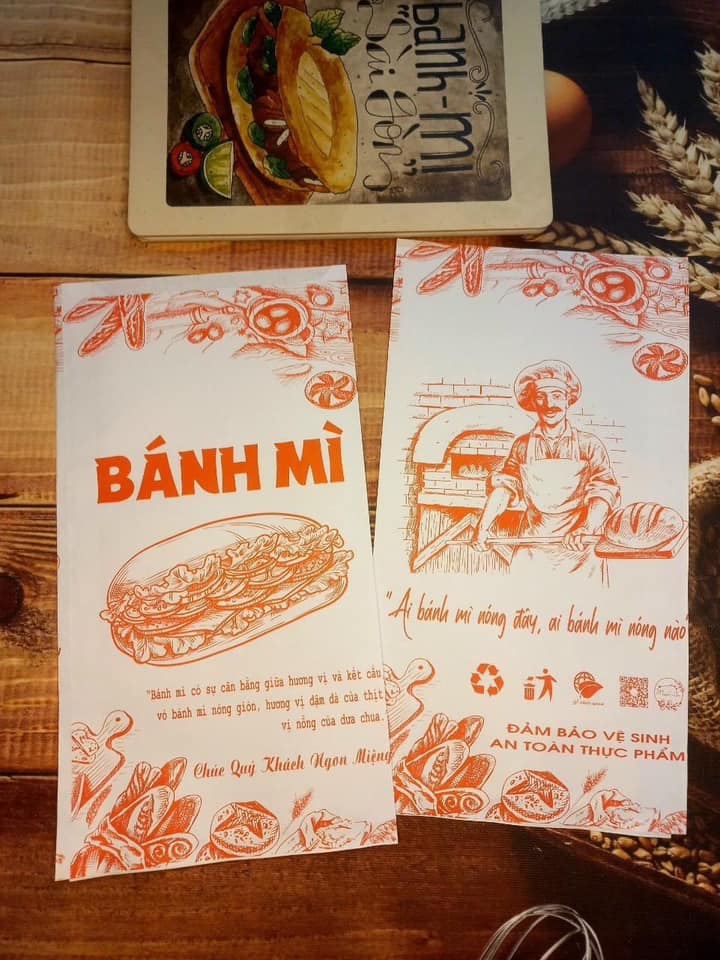 In Túi Giấy Bánh Mì Giá Rẻ Chất Lượng